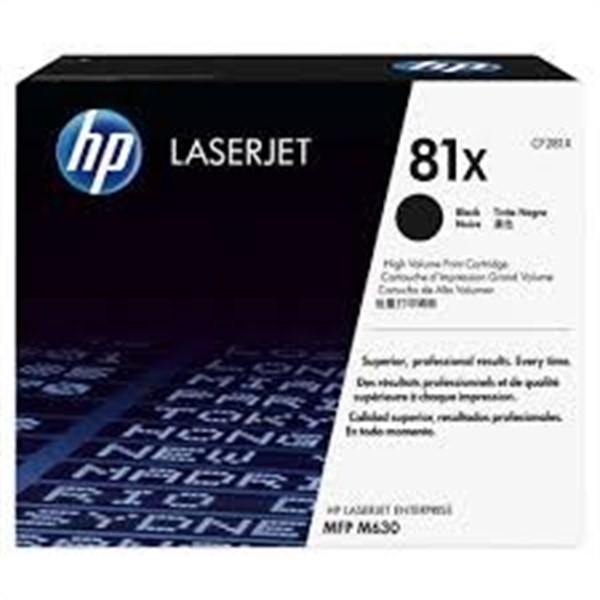 HP CF281X Toner Nero 81X