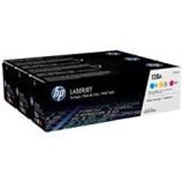 HP 128A 3-pack Ciano/Magenta/Giallo Originali (CF371AM)