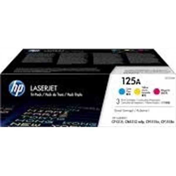 Multipack Toner HP 125A (CF373AM) Confezione da 3 Colori Originale