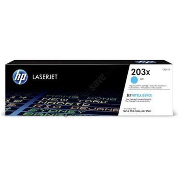 Toner HP 203X (CF541X) Ciano Originale