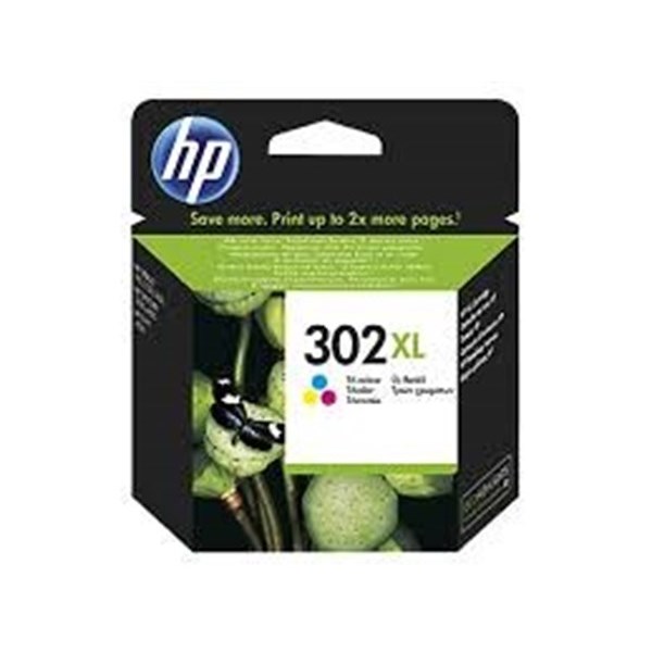 Cartuccia HP 302XL (F6U67AE) Colori Originale