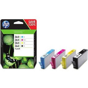 Multipack Cartuccia HP 364XL (N9J74AE) Nero e Colore Originale