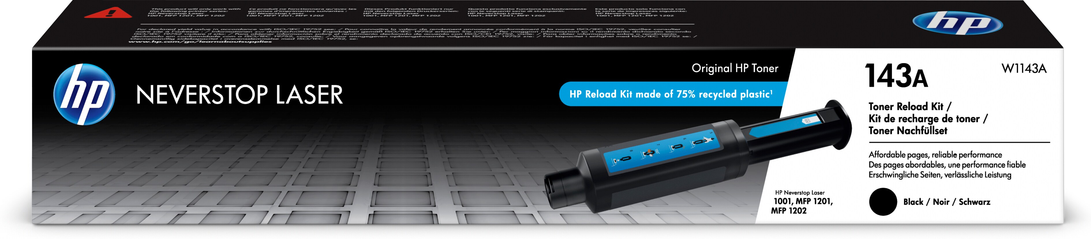 HP 143A Reload Kit ricarica toner Neverstop 1001