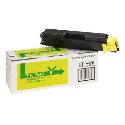 Toner Kyocera Mita TK580Y (1T02KTANL0) Giallo Originale