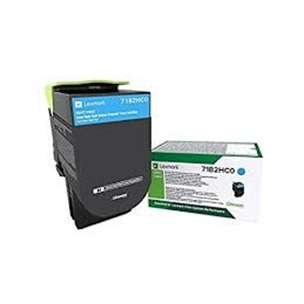 Toner Lexmark 71B2HC0 Ciano Originale