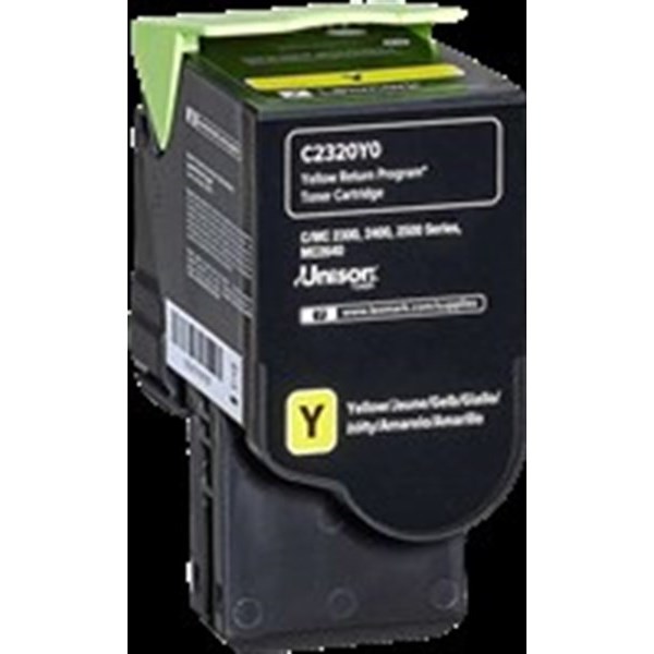 Toner Lexmark C2320Y0 Giallo Originale