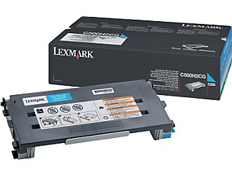 Toner Lexmark C500H2CG Ciano Originale