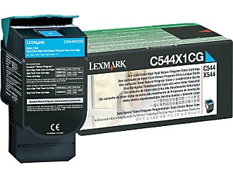 Toner Lexmark C544X1CG Ciano Originale