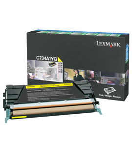 Toner Lexmark C734A1CG (0C734A1CG) Ciano Originale