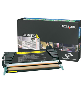 Toner Lexmark C736H1YG Giallo Originale