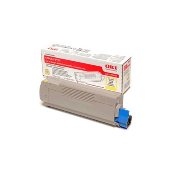 Toner Oki 43324421 Giallo Originale