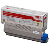 Toner Oki 43872305 Giallo Originale