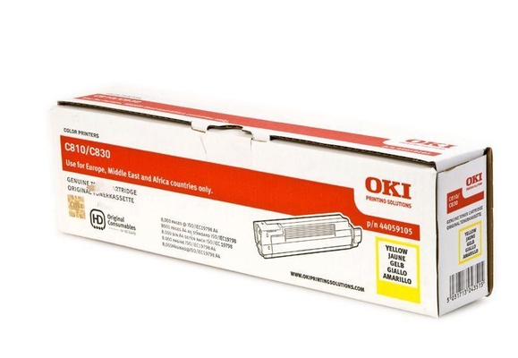 Toner Oki 44059105 Giallo Originale