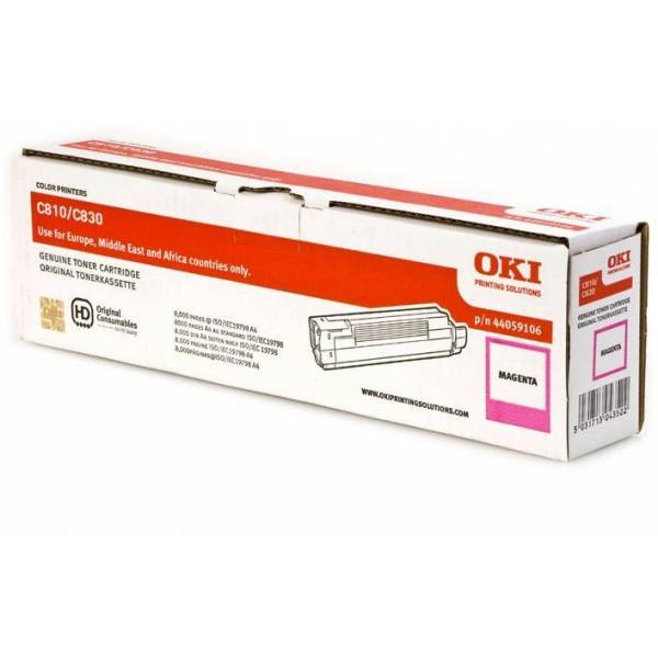 Toner Oki 44059106 Magenta Originale