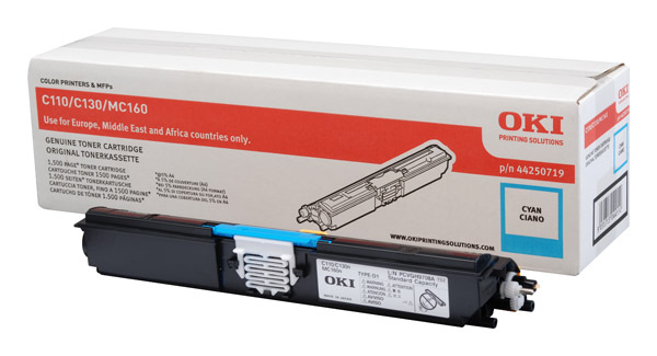 Toner Oki 44250719 Ciano Originale