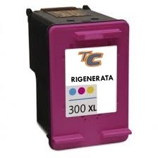 Cartuccia HP 300XL (CC644EE) Colori rigenerata