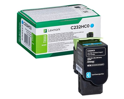 Toner Lexmark C232HC0 ciano Originale