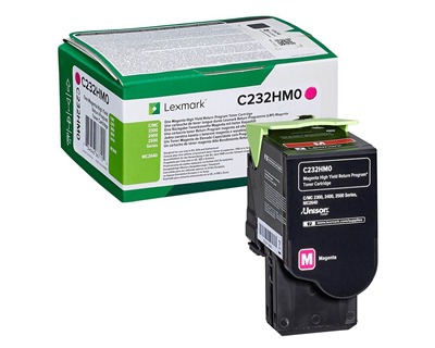 Toner Lexmark C232HM0 magenta Originale