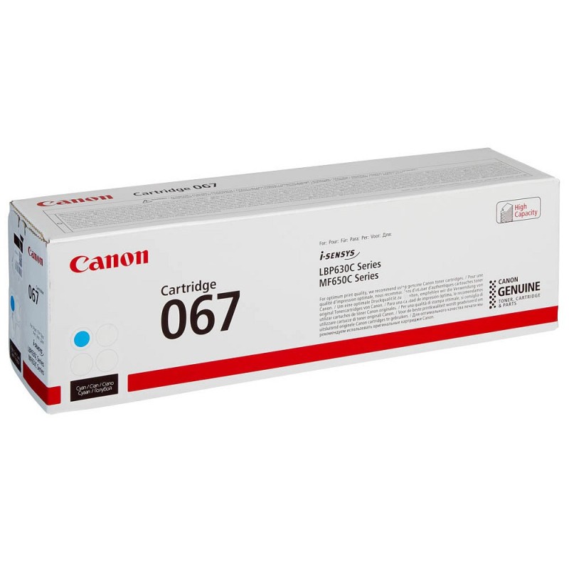 Toner Canon 067C 5101C002 ciano Originale