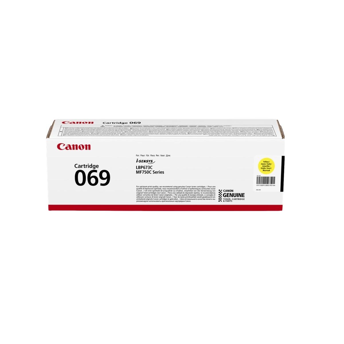 Toner Canon 069Y 5091C002 giallo Originale