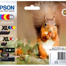 EPSON SQUIRREL MULTIPACK 6-COLOURS 378XL / 478XL CLARIA PHOTO HD INK