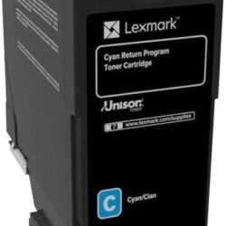 Toner Lexmark  74C20C0 ciano Originale