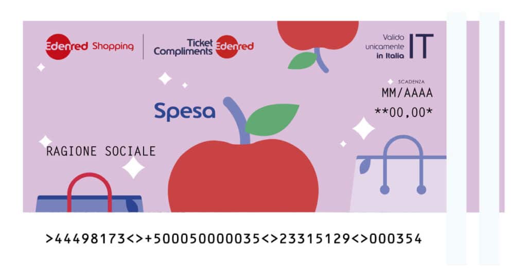OMAGGIO Buono Ticket edenred da €5 non sogg.Iva