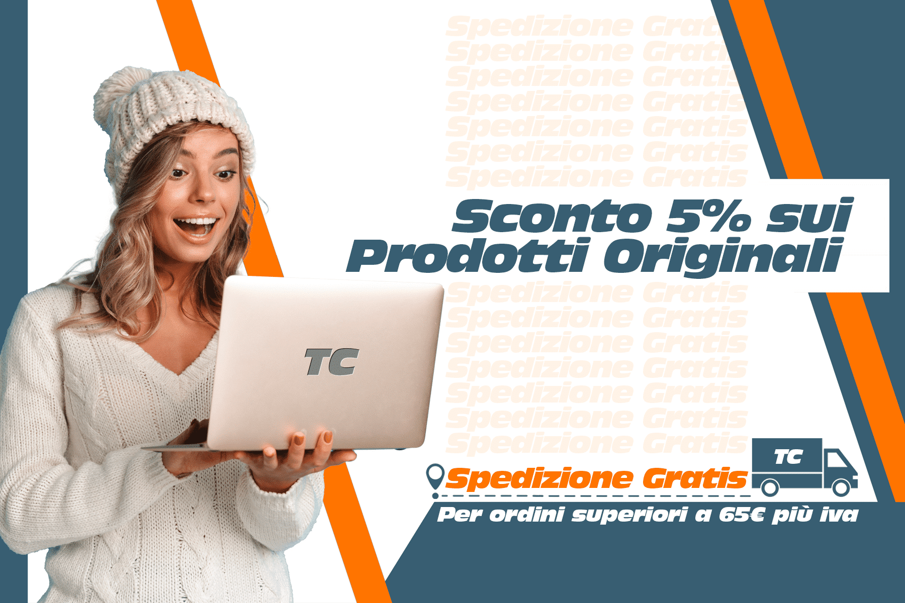 Sconto 5% originali spese 56€