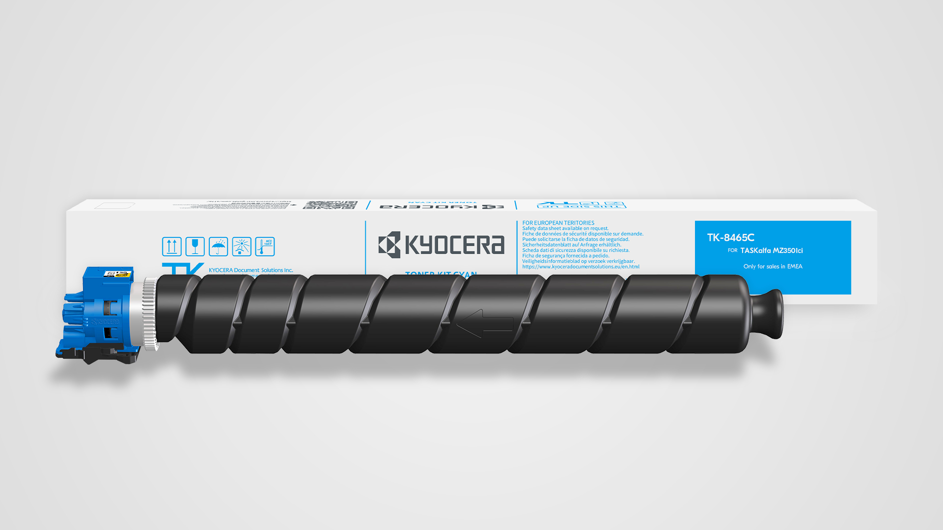 Toner Kyocera Mita TK-8465C 1T0C2LCNL0 ciano Originale