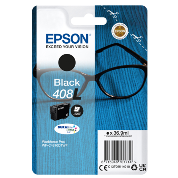 Cartuccia Epson 408L (C13T09K14010 ) nero Originale