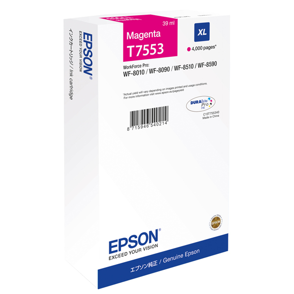Cartuccia Epson T7553 (C13T75534N ) magenta Originale