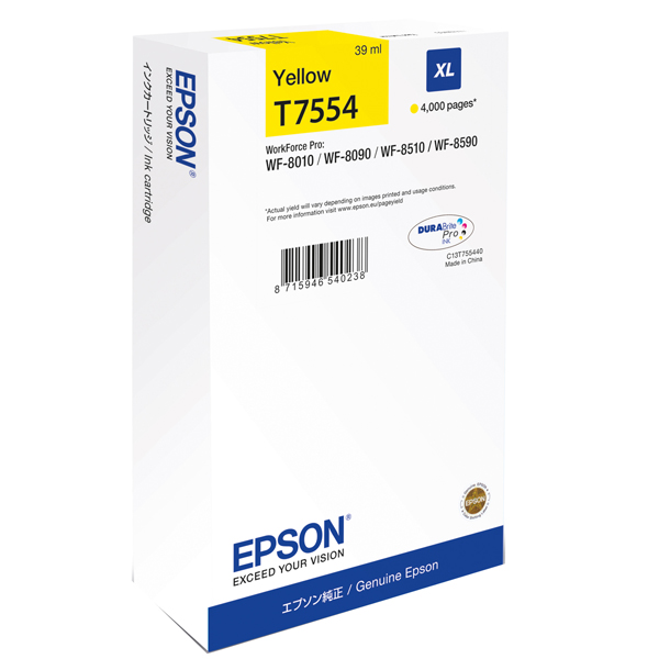 Cartuccia Epson T7554 (C13T75544N ) giallo Originale