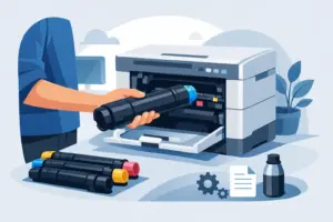 Come installare il toner nella stampante