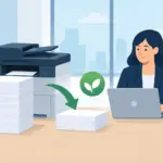Esempio di risparmio stampa aziendale reale